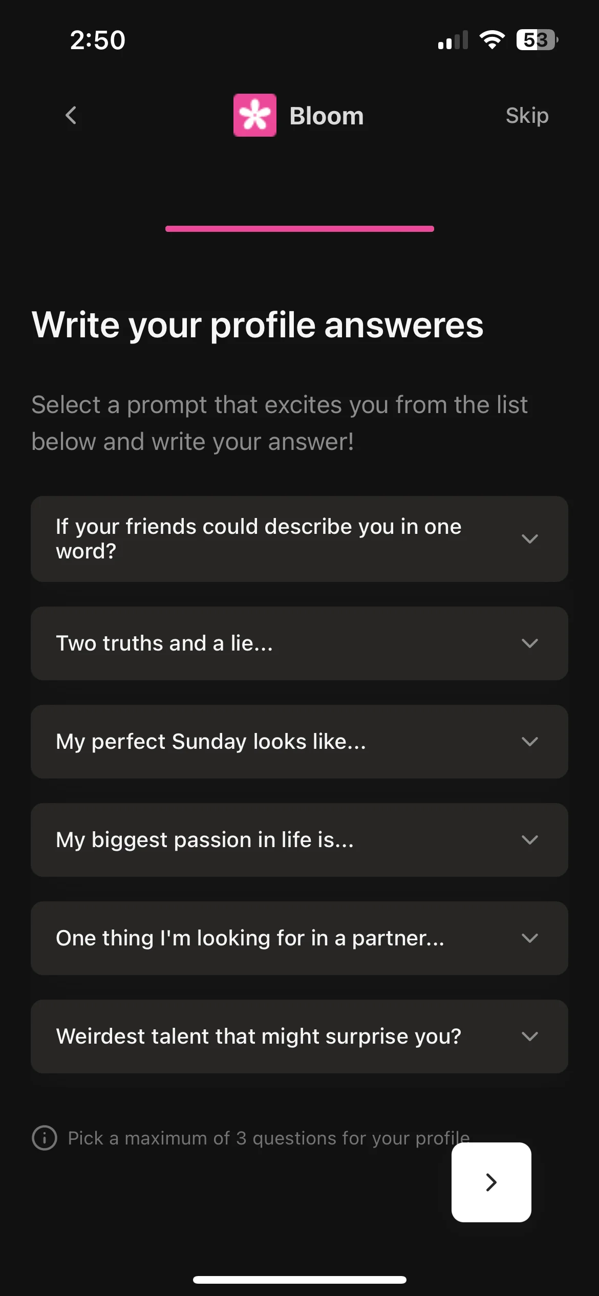 dating app enter dob