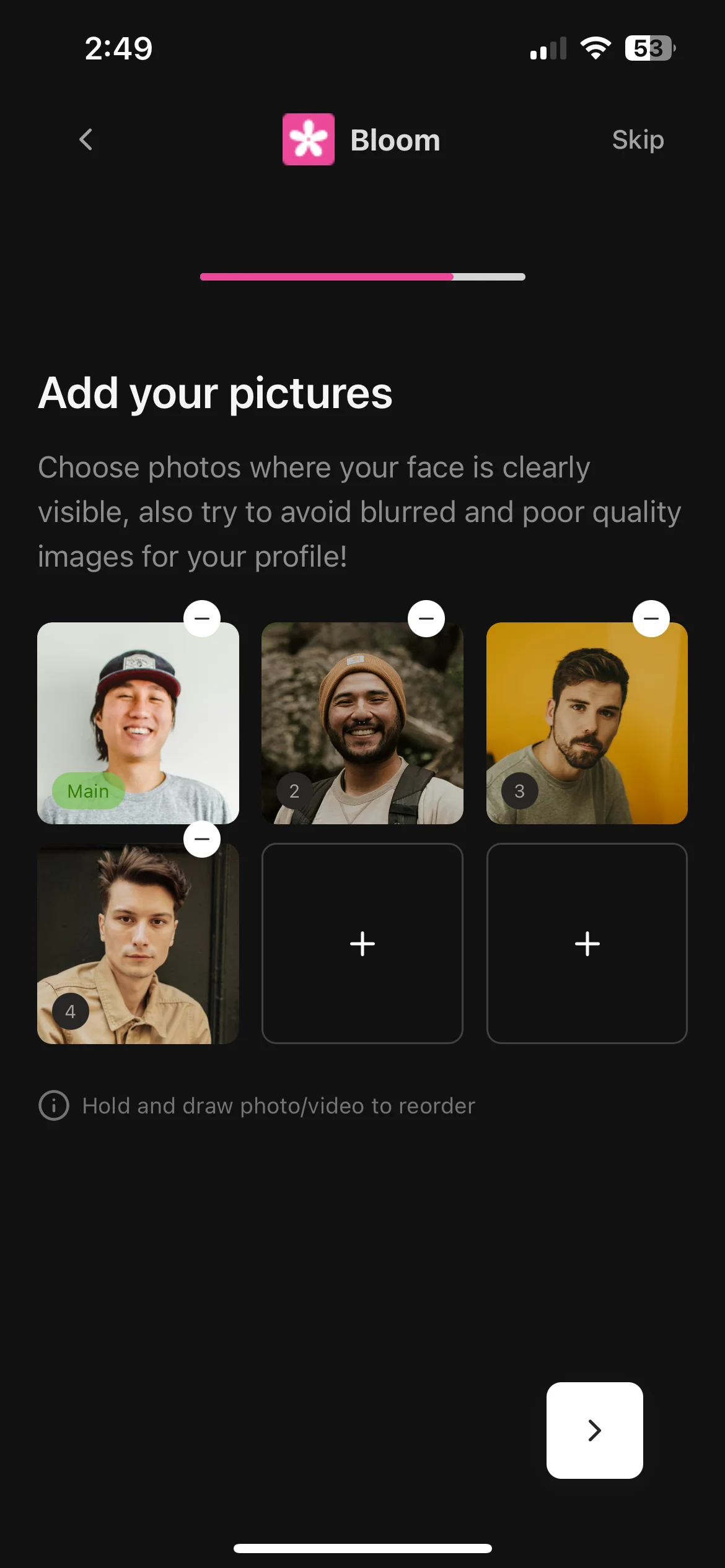 dating app enter dob