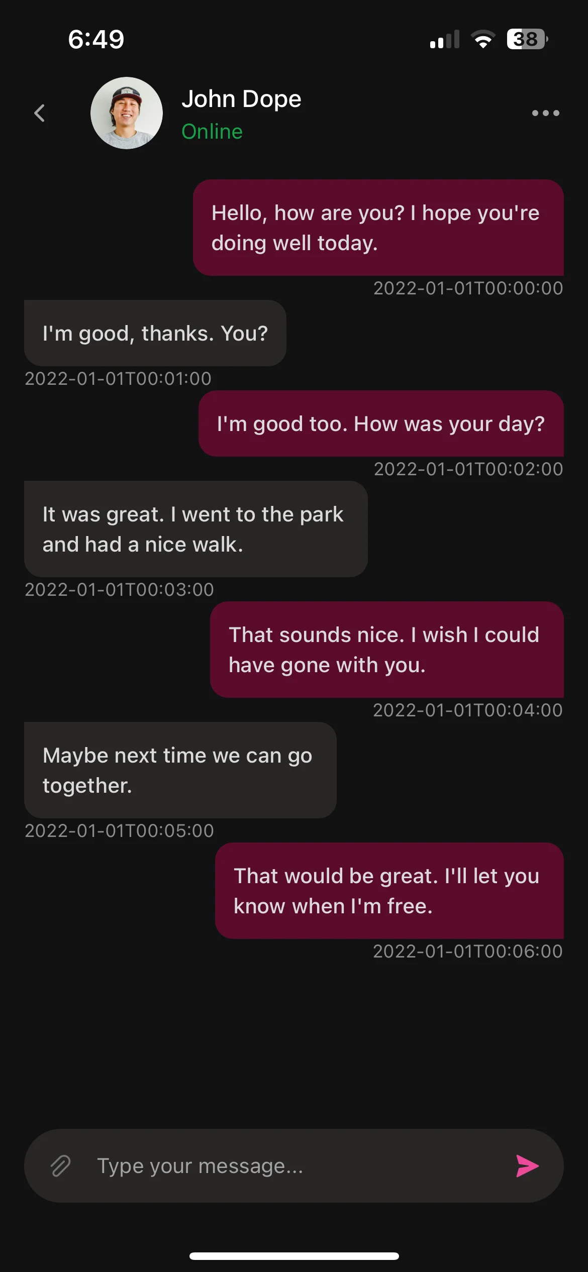 React Native Dating App Dashboard