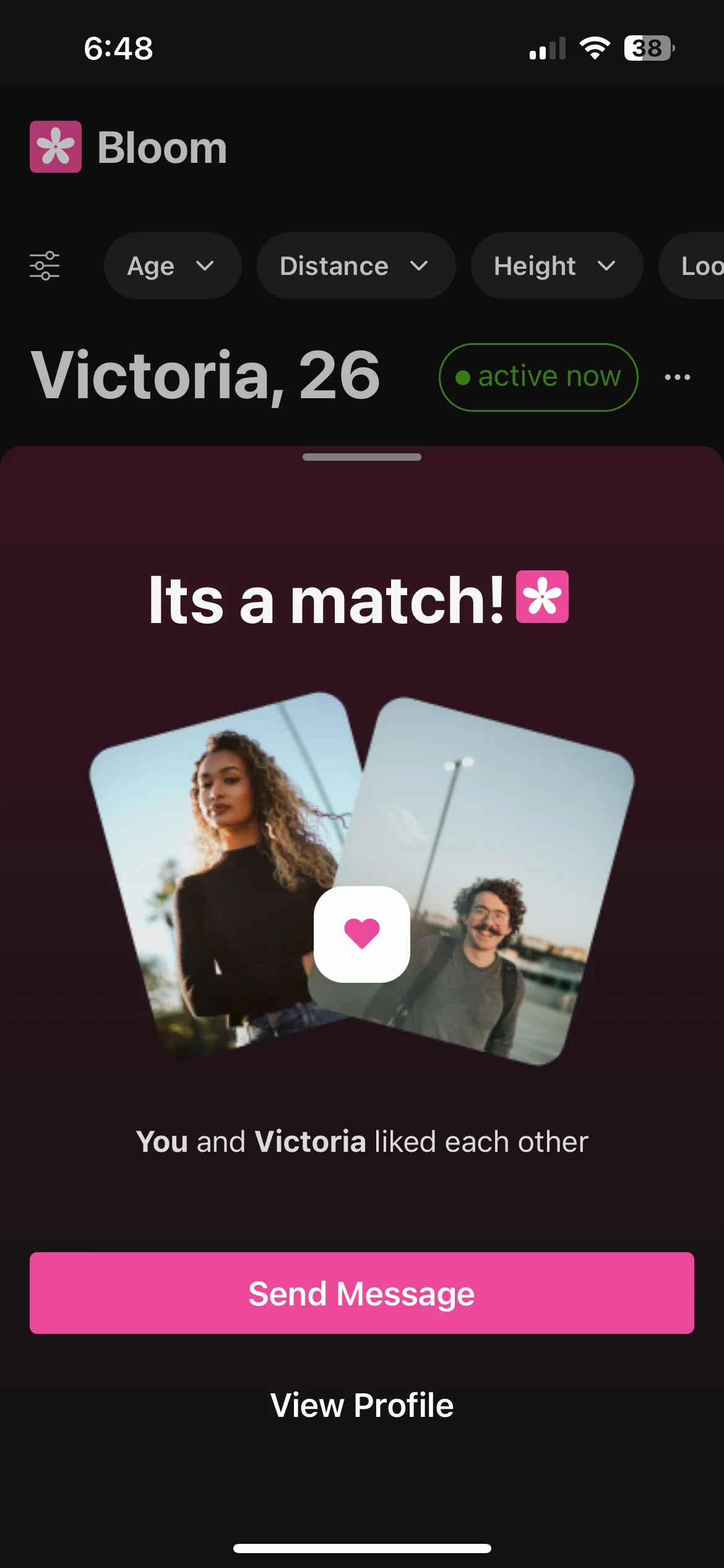 React Native Dating App Dashboard