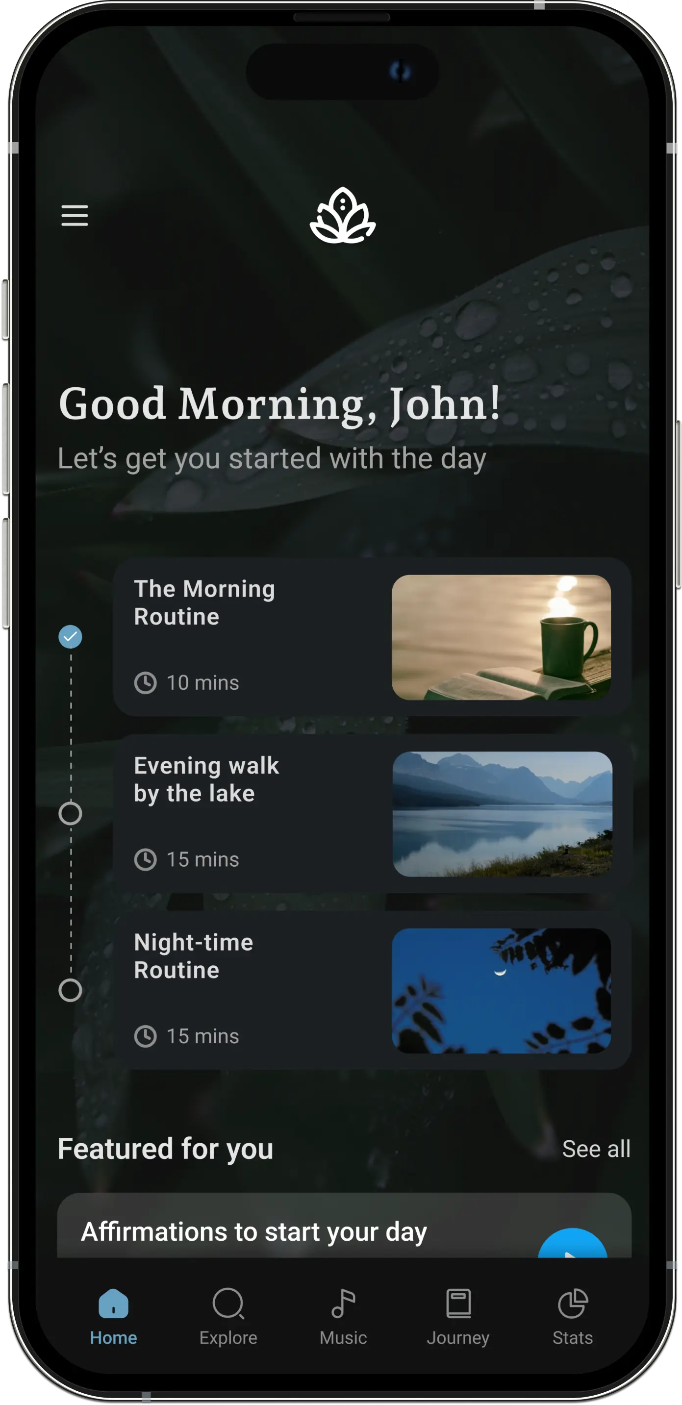 Meditation App Mobile