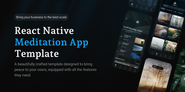 React Native Meditation App Template & UI Kit | gluestack market