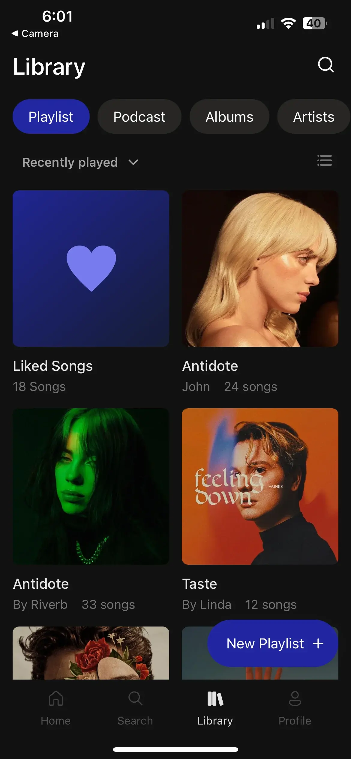 React Native Music App Library