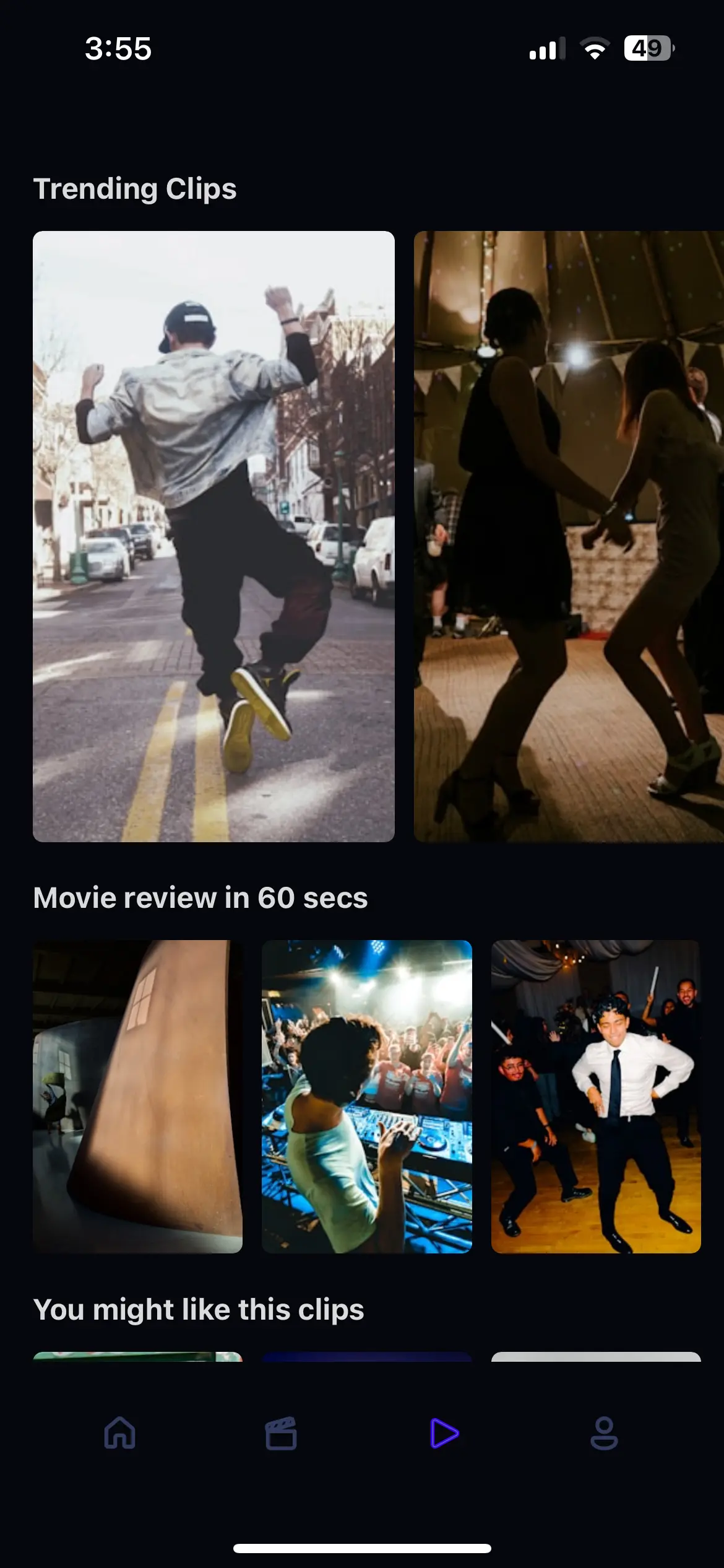 Video Streaming App Clips