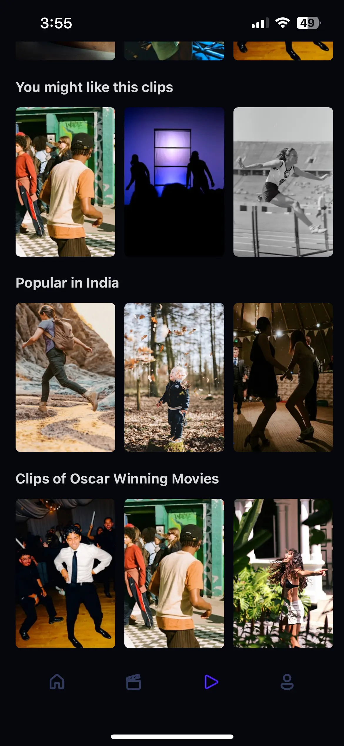 Video Streaming App Clips