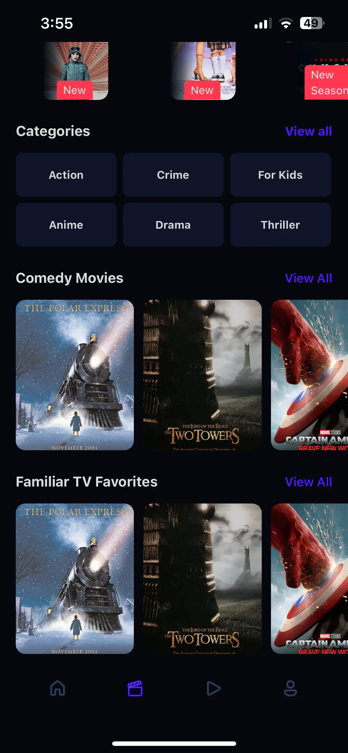 Video Streaming App Explore