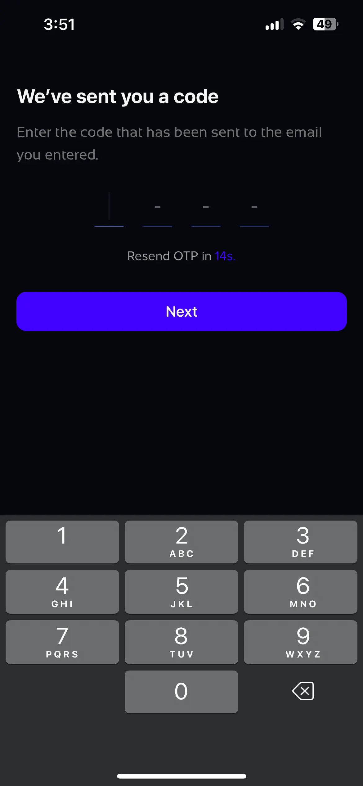 Video Streaming App OTP