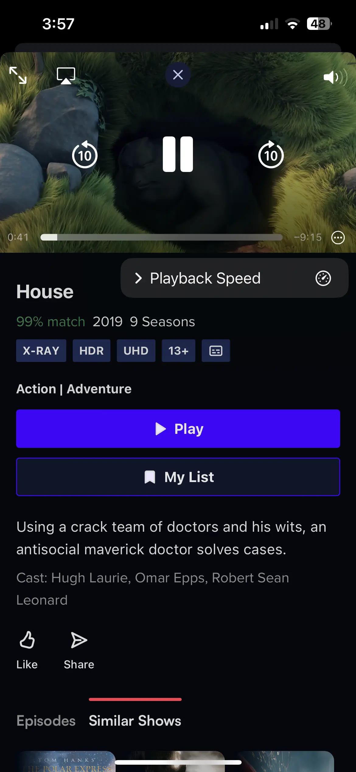 Video Streaming App Video Player With Controls