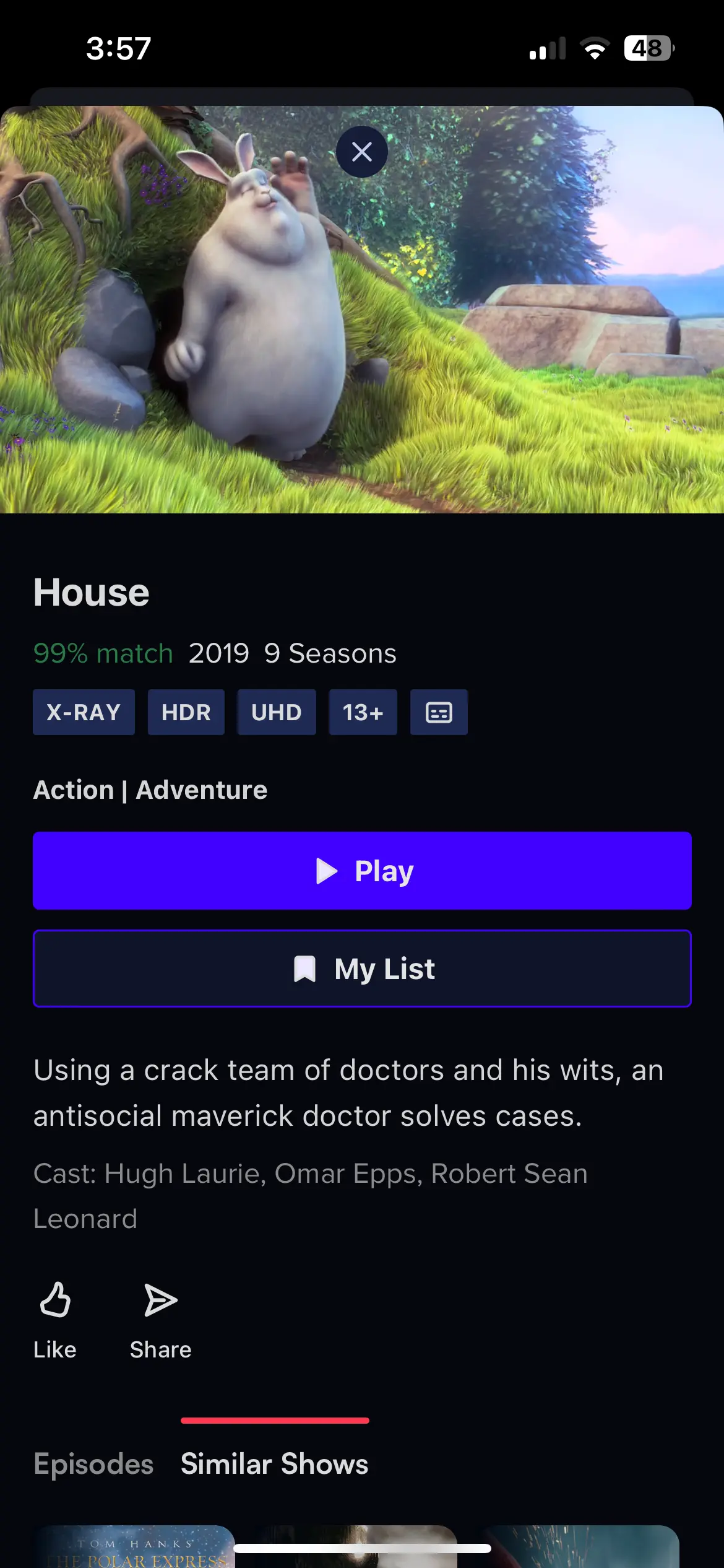 Video Streaming App Video Player Landscape