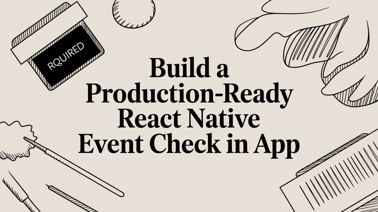 Build a Production-Ready React Native Event Check In App