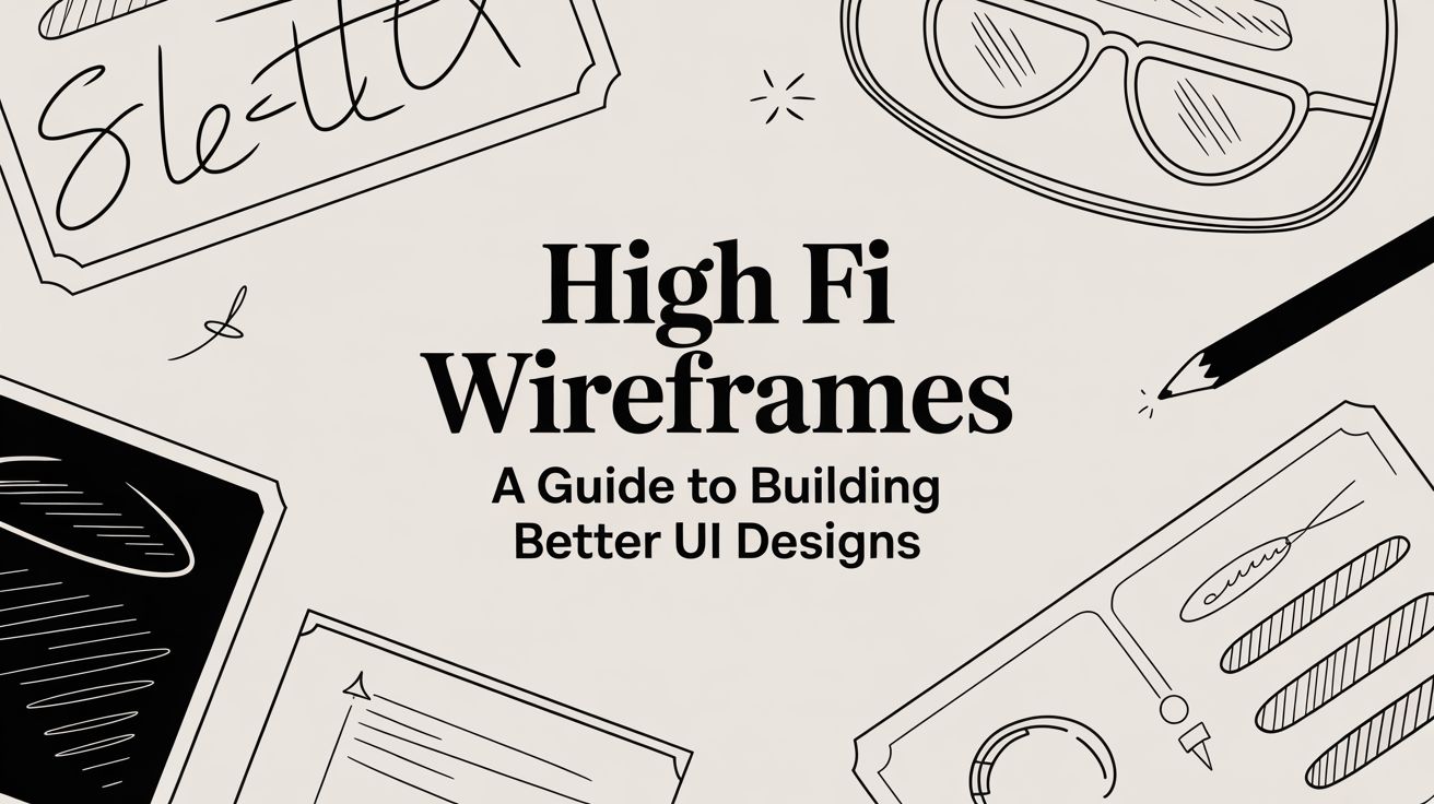 High Fi Wireframes A Guide to Building Better UI Designs