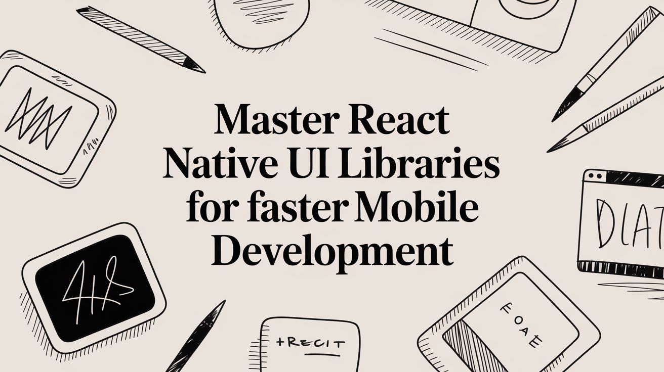 Master React Native UI Libraries for Faster Mobile Development