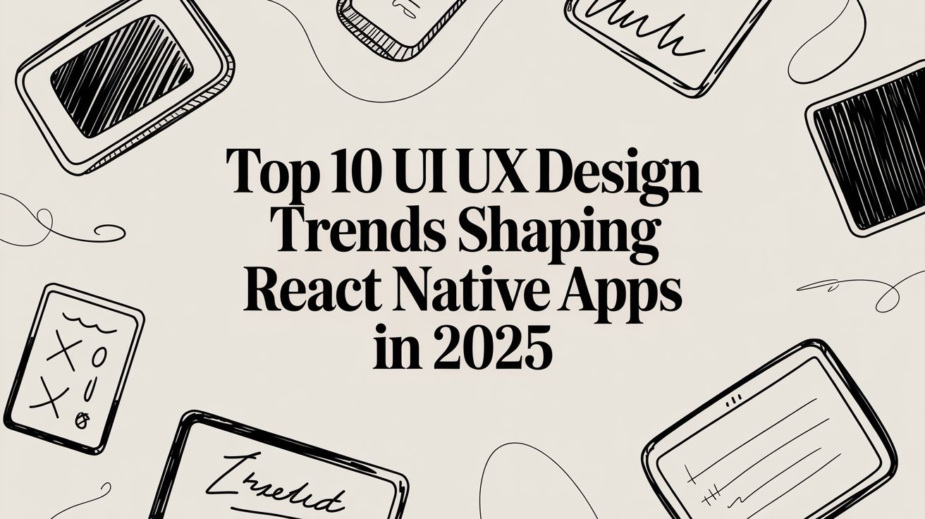 Top 10 UI UX Design Trends Shaping React Native Apps in 2025
